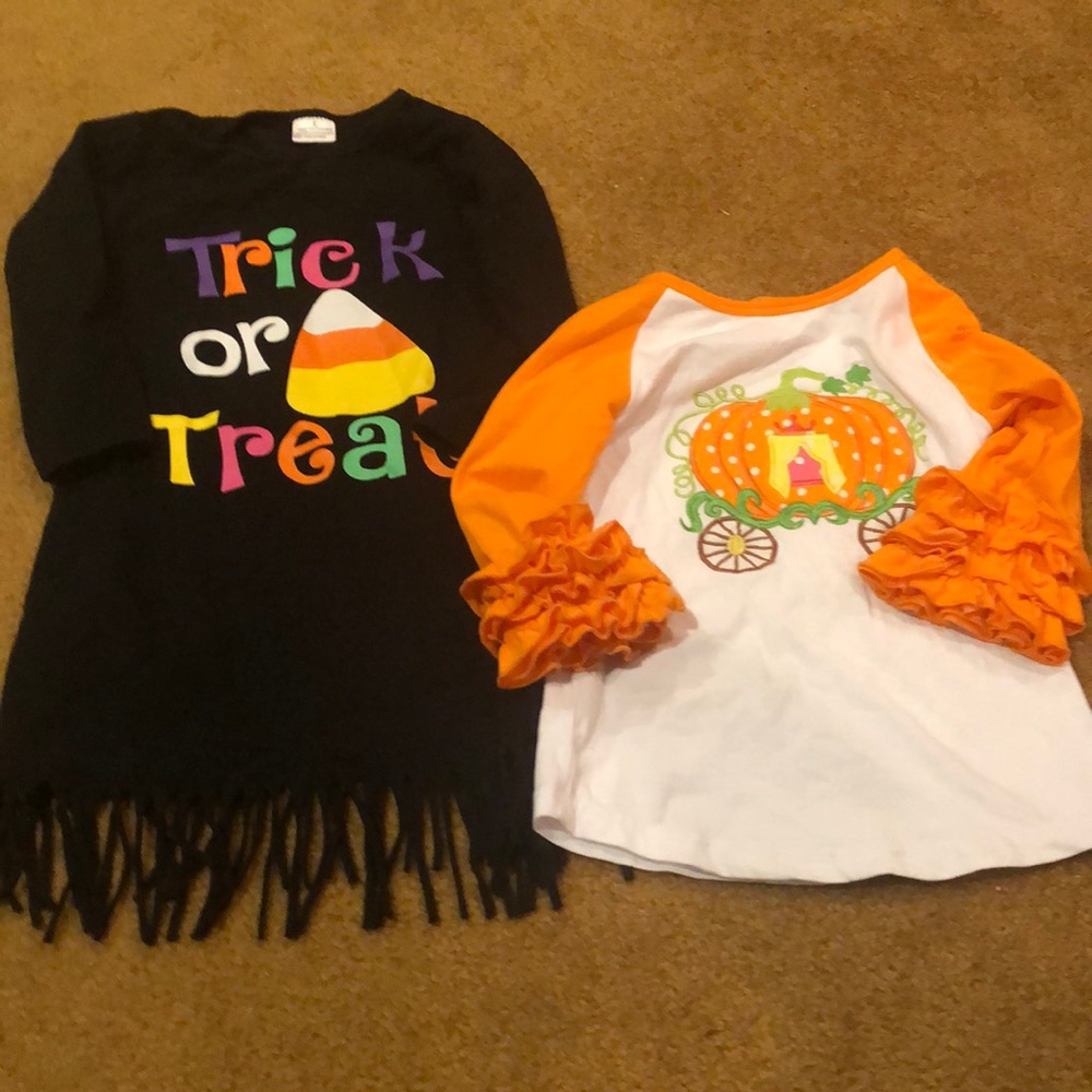 2 Halloween pieces dress and long sleeve shirt